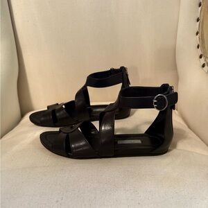 Prada vintage black flat sandals